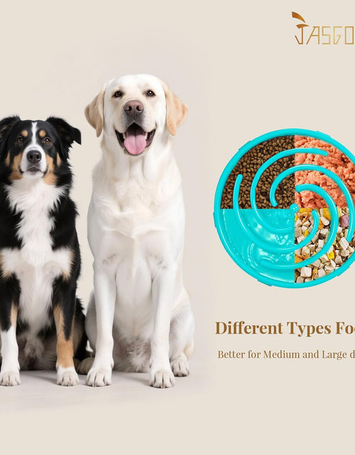 Load image into Gallery viewer, Slow Feeder Dogs Bowl for Large Dogs,Anti-Gulping Pet Slower Food Feeding Bowls Stop Bloat,Preventing Choking Healthy Design Dogs Bowl

