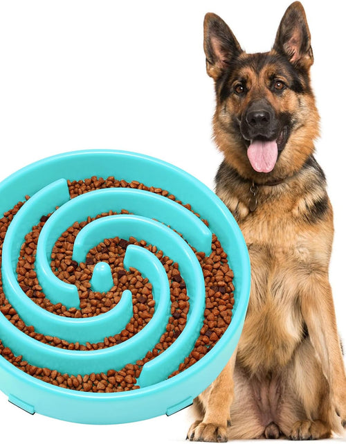 Load image into Gallery viewer, Slow Feeder Dogs Bowl for Large Dogs,Anti-Gulping Pet Slower Food Feeding Bowls Stop Bloat,Preventing Choking Healthy Design Dogs Bowl
