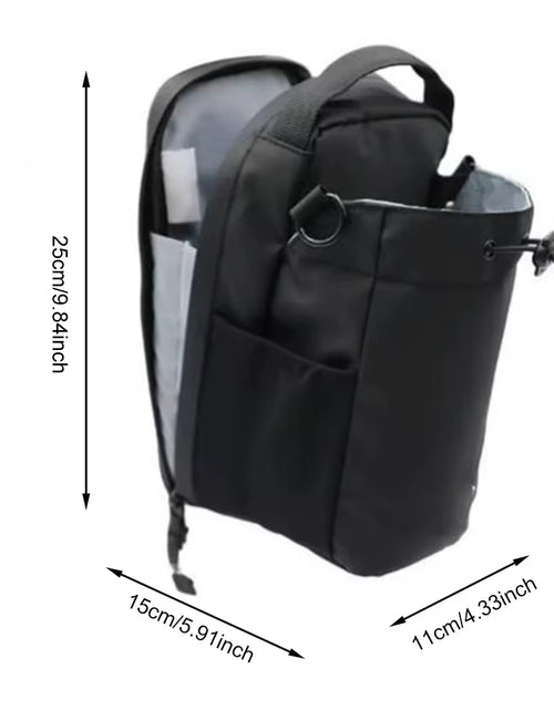 Load image into Gallery viewer, Magnetic Gym Bag Large Capacity Magnetic Carrier Bag with Phone Pocket Portable Gym Water Bottle Pouch Gym Accessories Organizer
