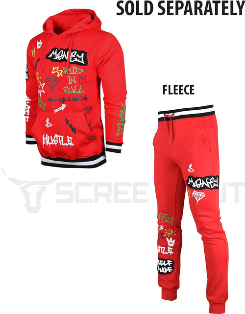 Load image into Gallery viewer, brand Mens Hip Hop Premium Slim Fit Track Pants - Athletic Jogger Bottom with Side Taping
