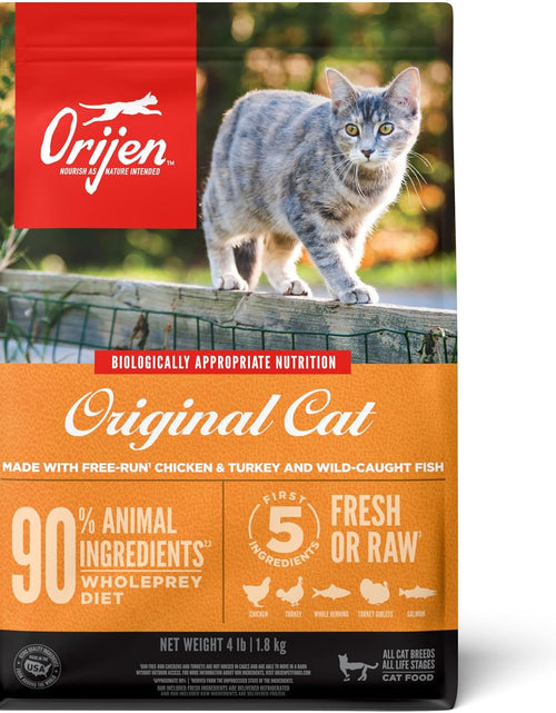Load image into Gallery viewer, ® Dry Original Cat Food Premium, High Protein, Fresh &amp; Raw Animal Ingredients, 4Lb
