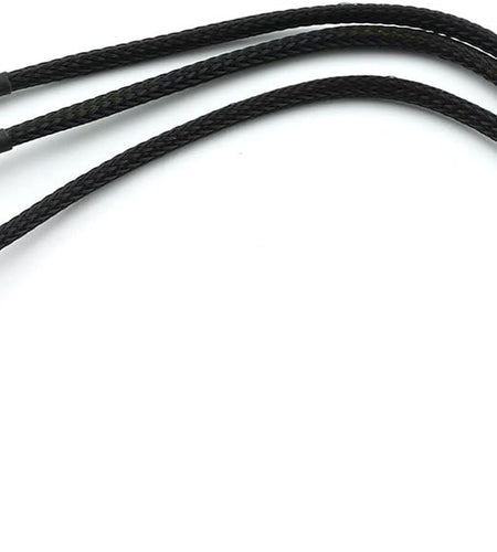4Pin 1 to 3 Ways PWM Fan Splitter Cable Black Sleeved Fan Power Extension Cable 4Pin Female to 3X 4Pin Male 27Cm/10.5 Inches