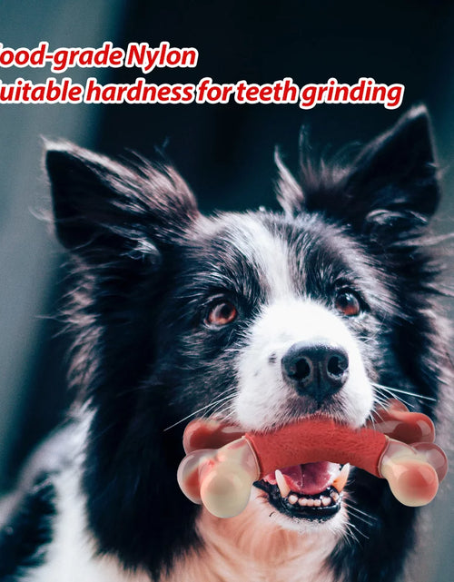 Load image into Gallery viewer, Large Dog Chew Toy for Aggressive Chewers- Tough Dog Toys Indestructible Bone Dog Toy,Nylon Durable Dog Teething Chew Dog Toys for Large/Medium Dogs
