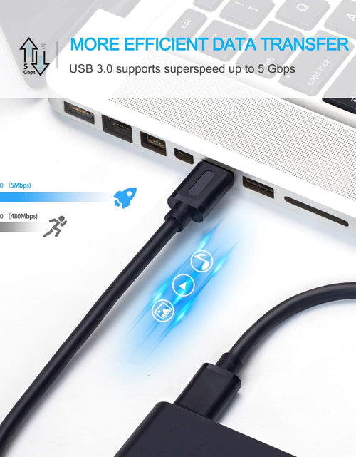 Load image into Gallery viewer, USB 3.0 a to a Male Cable 25Ft,Usb to USB Cable USB Male to Male Cable USB Cord with Gold-Plated Connector for Hard Drive Enclosures, DVD Player, Laptop Cooler(25Ft/8M)
