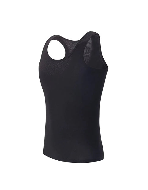 Load image into Gallery viewer, 1/3 Pack Four Seasons Men'S Cotton Joker Vest Teenagers Simple Fit Sports Fitness T-Shirt Middle-Aged Casual Sleeveless Shirt
