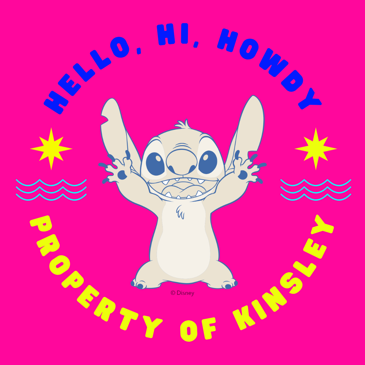 Stitch Sticker-Property of...