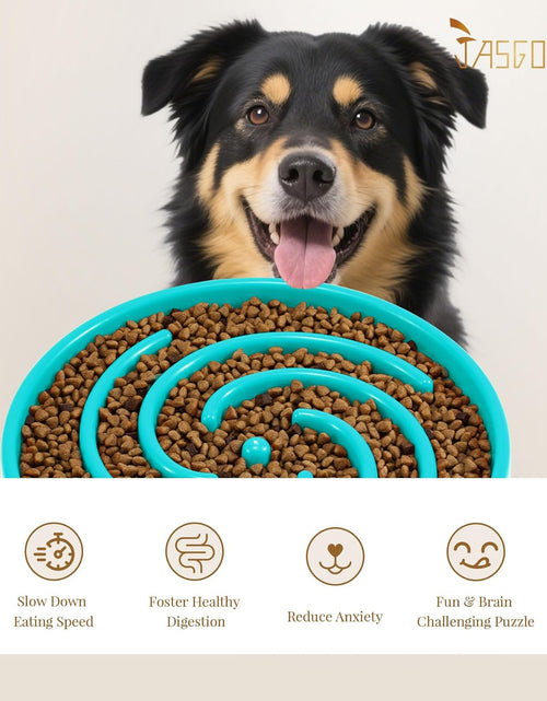 Load image into Gallery viewer, Slow Feeder Dogs Bowl for Large Dogs,Anti-Gulping Pet Slower Food Feeding Bowls Stop Bloat,Preventing Choking Healthy Design Dogs Bowl
