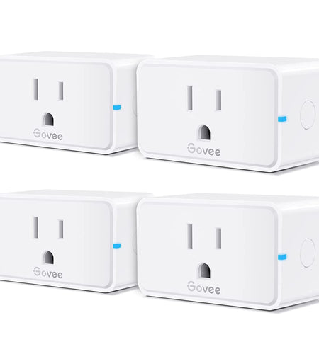 Smart Plug 15A, Wifi Bluetooth Outlets 4 Pack Work with Alexa and Google Assistant, Wifi Plugs with Multiple Timers,  Home APP Group Control Remotely, No Hub Required, ETL&FCC Certified