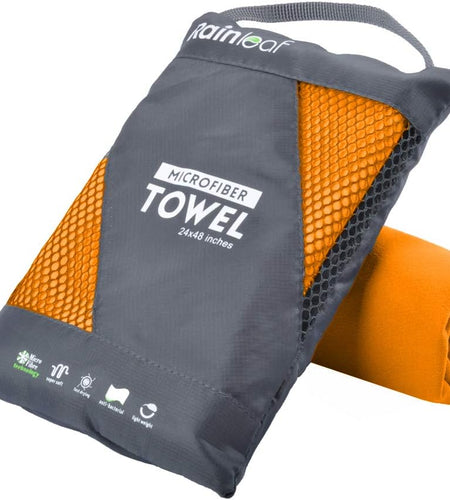 Microfiber Towel Perfect Travel & Sports &Beach Towel. Fast Drying - Super Absorbent - Ultra Compact. Suitable for Camping, Backpacking,Gym, Beach, Swimming,Yoga