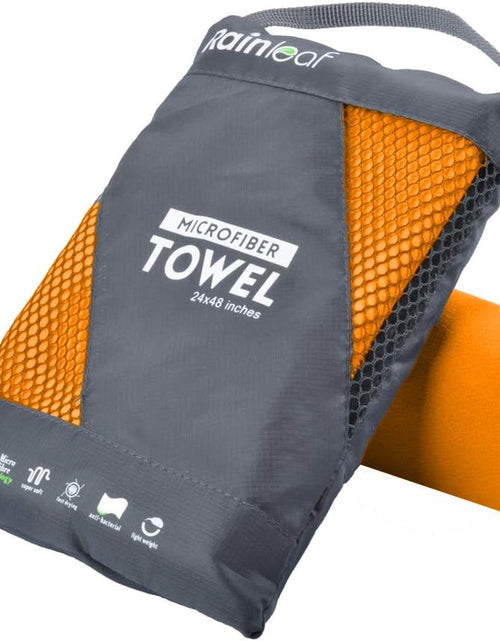 Load image into Gallery viewer, Microfiber Towel Perfect Travel &amp; Sports &amp;Beach Towel. Fast Drying - Super Absorbent - Ultra Compact. Suitable for Camping, Backpacking,Gym, Beach, Swimming,Yoga
