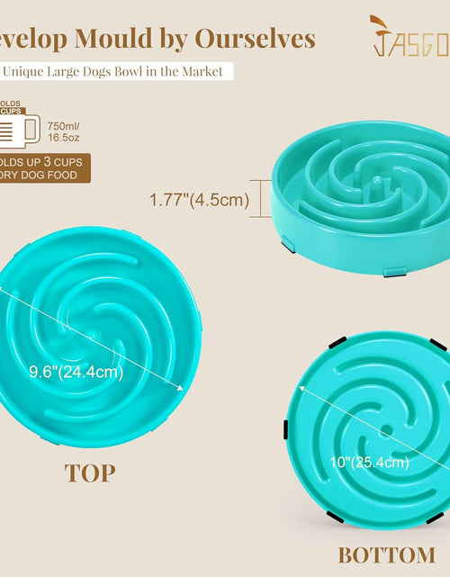 Load image into Gallery viewer, Slow Feeder Dogs Bowl for Large Dogs,Anti-Gulping Pet Slower Food Feeding Bowls Stop Bloat,Preventing Choking Healthy Design Dogs Bowl
