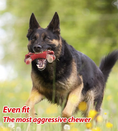 Large Dog Chew Toy for Aggressive Chewers- Tough Dog Toys Indestructible Bone Dog Toy,Nylon Durable Dog Teething Chew Dog Toys for Large/Medium Dogs