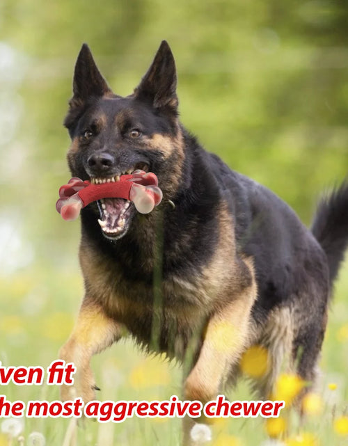 Load image into Gallery viewer, Large Dog Chew Toy for Aggressive Chewers- Tough Dog Toys Indestructible Bone Dog Toy,Nylon Durable Dog Teething Chew Dog Toys for Large/Medium Dogs
