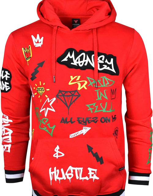 Load image into Gallery viewer, brand Mens Hip Hop Premium Slim Fit Track Pants - Athletic Jogger Bottom with Side Taping
