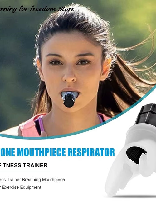 Load image into Gallery viewer, Breathing Trainer Lung Flexer Durable Fitness Exerciser Increases Lung Capacity Breath Adjustable Levels Respiratory Deep Breath
