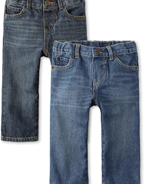 Load image into Gallery viewer, Baby Toddler Boys Basic Straight Leg Jeans
